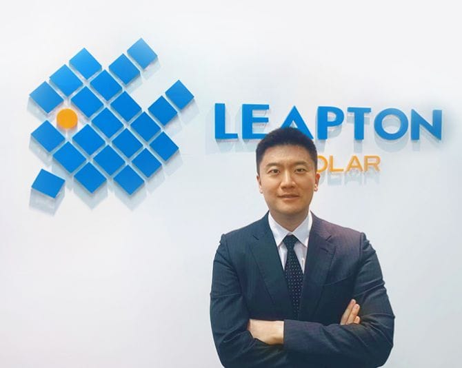 リープトンエナジー株式会社 代表取締役 周氏の写真