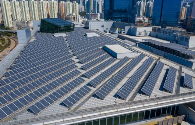 自家消費型太陽光発電の事例写真