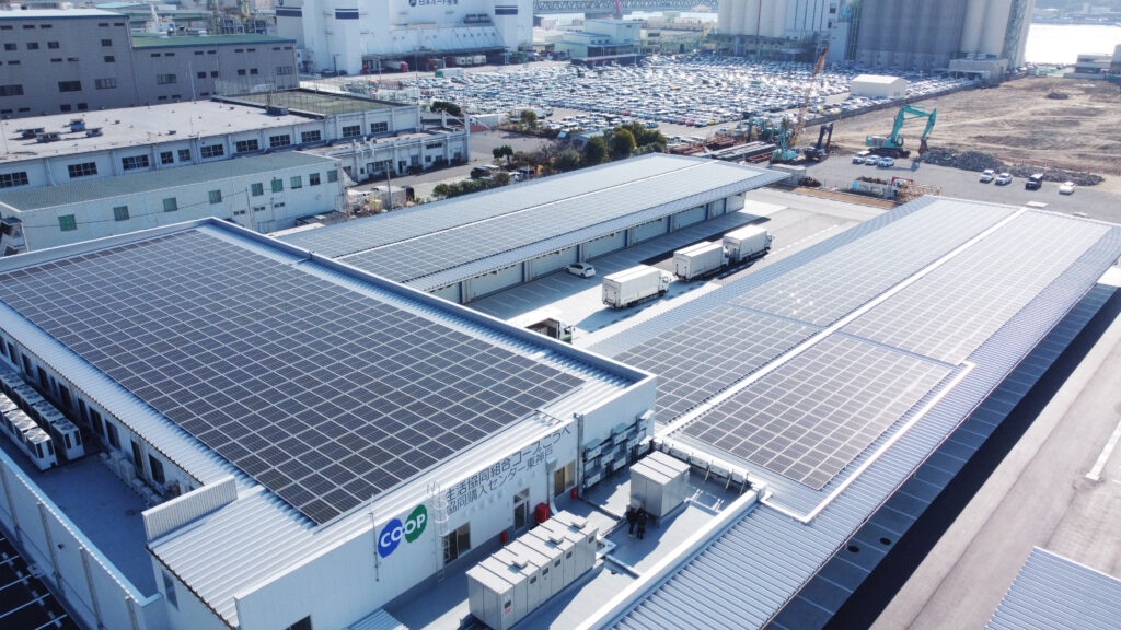 自家消費型太陽光発電の事例画像