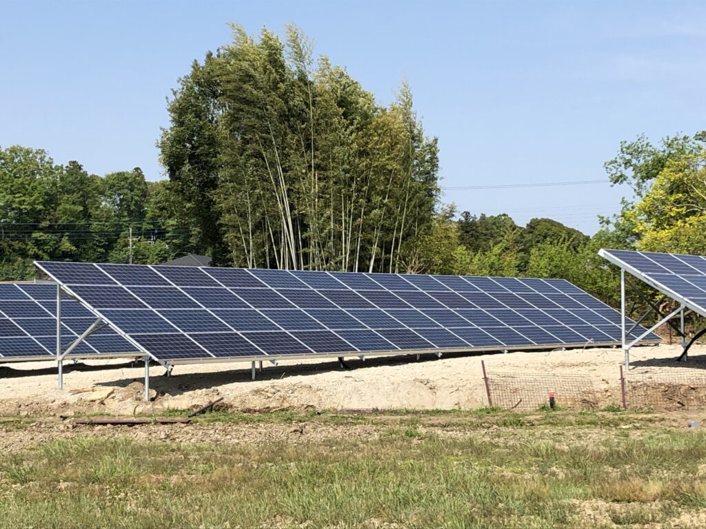 野立太陽光発電の事例画像