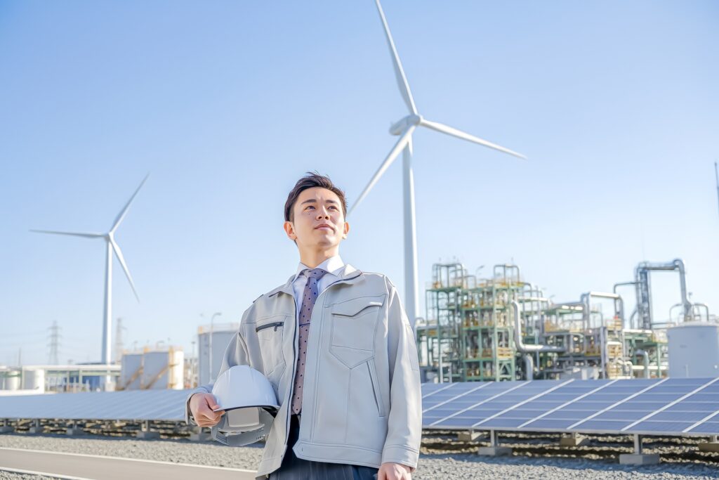 太陽光発電の今後を見据える顔